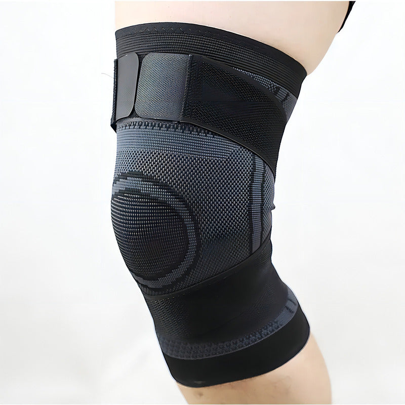 1 Par Rodilleras Deportivas De Compresion Para Gym Elasticas Color Naranja Talla M (mediana)