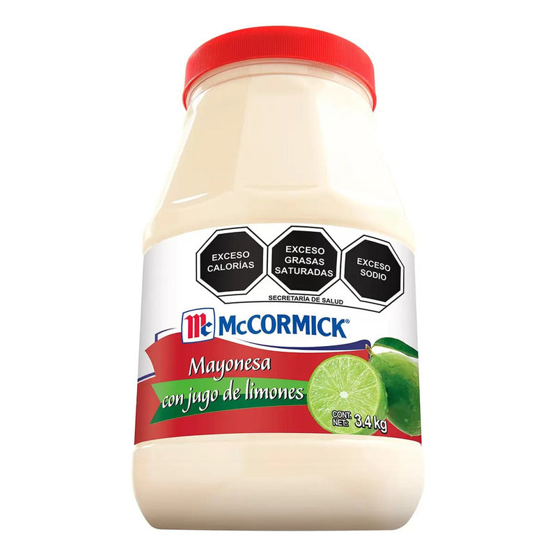 Mayonesa Mccormick Con Jugo De Limones 3.4 Kilos La Más Grande - Eurotruck Mexico
