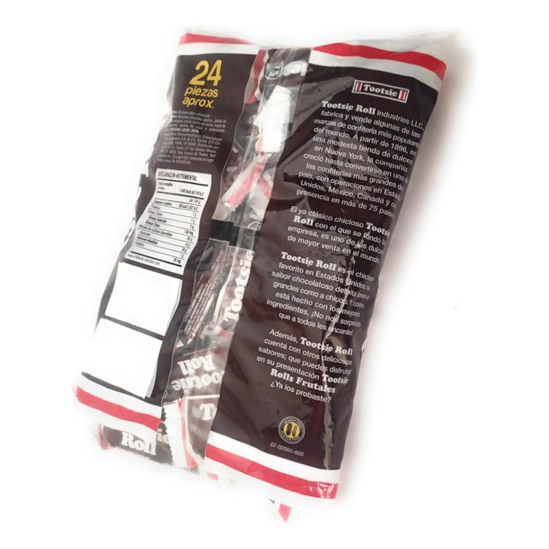 Tootsie Roll Chicloso Sabor Chocolate 24 Pzas/336 Gr.
