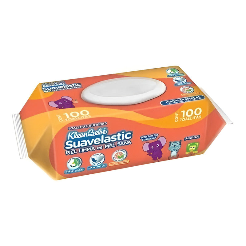 Toallitas Húmedas Kleenbebé Suavelastic Aroma Manzana 600pz