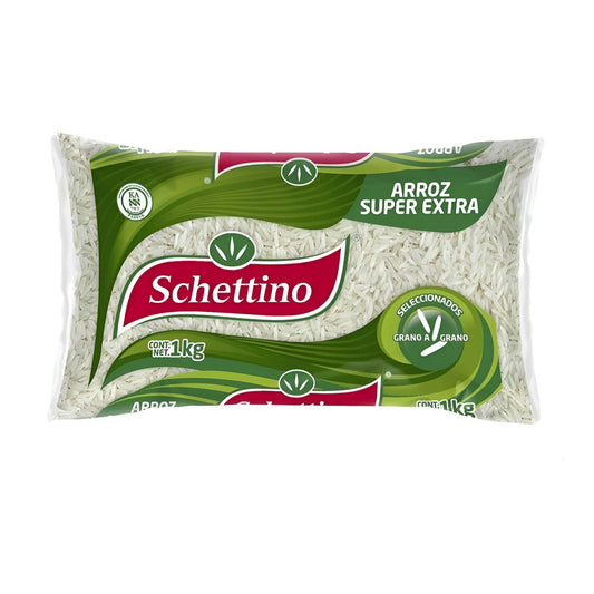 Schettino Arroz Super Extra Grano Largo Seleccionado 1kg - Eurotruck Mexico