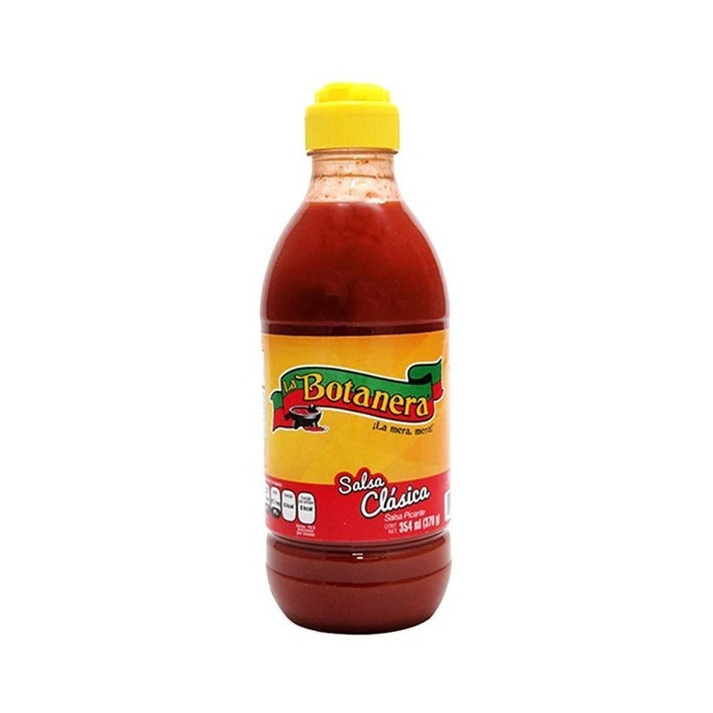 Salsa Picante La Botanera Clasica Etiqueta Amarilla 370ml - Eurotruck Mexico