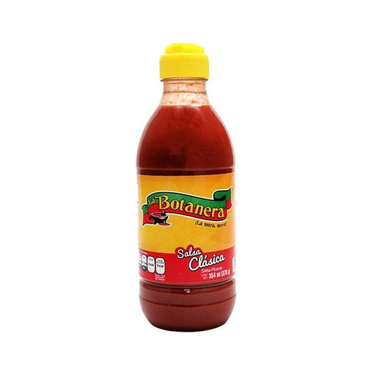 Salsa Picante La Botanera Clasica Etiqueta Amarilla 370ml - Eurotruck Mexico