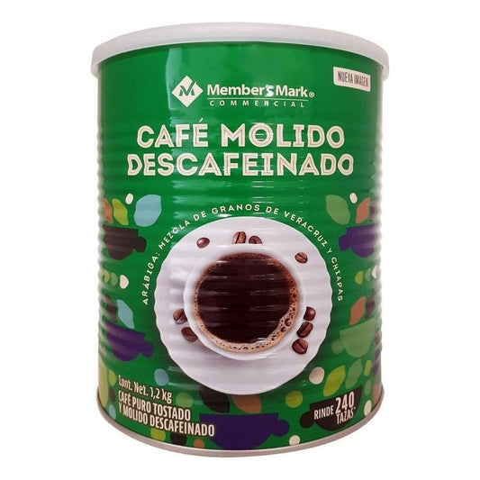 Café Tostado Y Molido Member's Mark Descafeinado De 1.2 Kg - Eurotruck Mexico