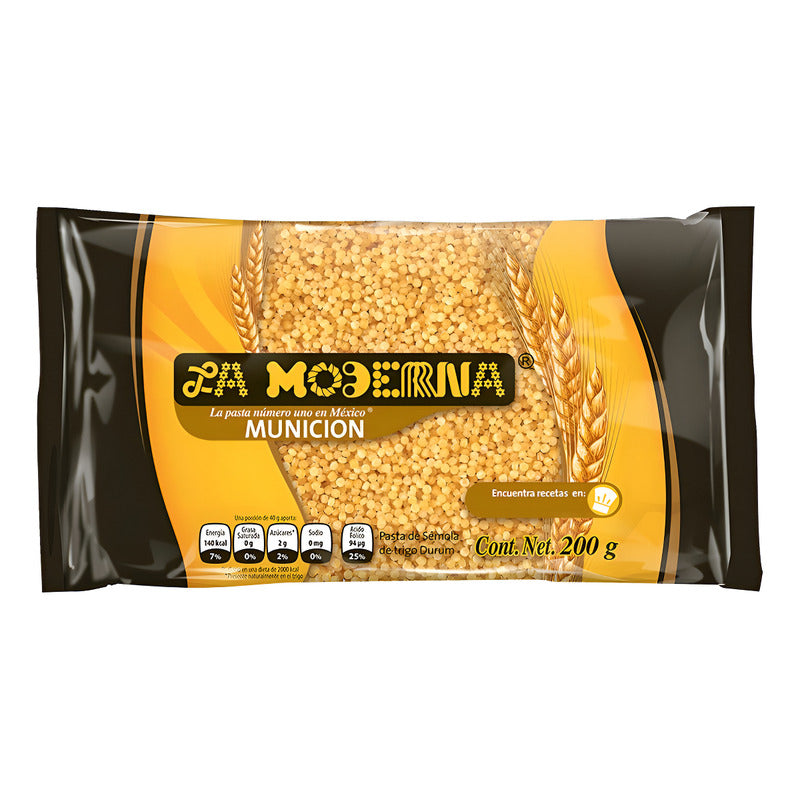 Sopa La Moderna Munición Pasta De Sémola De Trigo Durum 200g