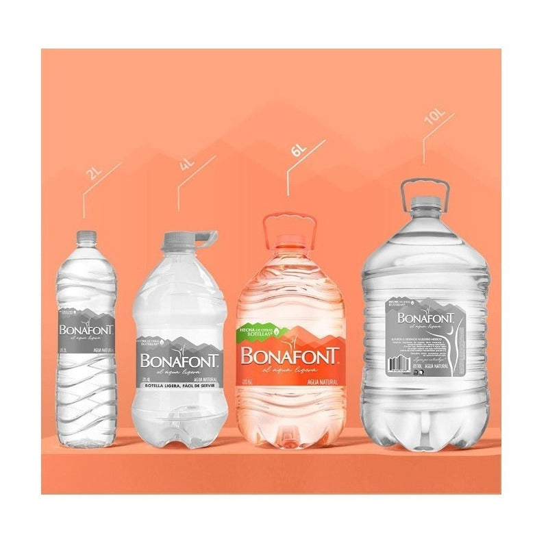 Agua Natural Bonafont De 6 Litros Purificada - Eurotruck Mexico