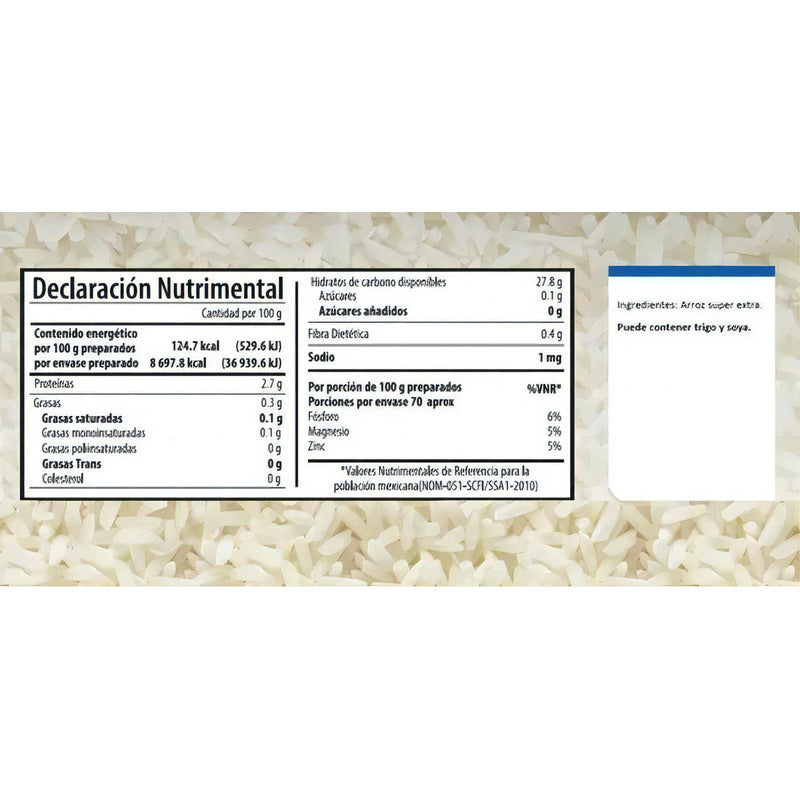 Arroz Verde Valle Súper Extra 2.5 Kg® Arroz Blanco