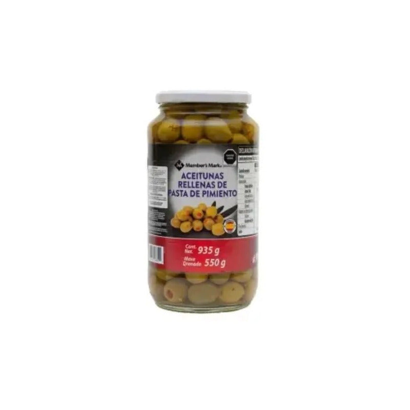 Aceitunas Rellenas De Pasta De Pimiento Members Mark 890 Gr - Eurotruck Mexico