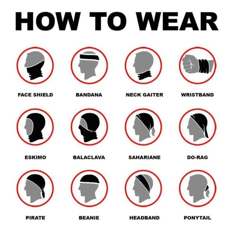25 Bandana Mascara Envio Gratis Tactico Bufanda +180 Modelos Multicolor