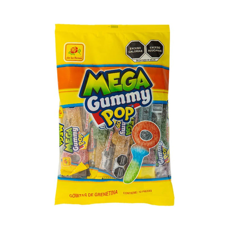 Gummy Pop Mega Gomita De La Rosa 12pz 480g - Eurotruck Mexico