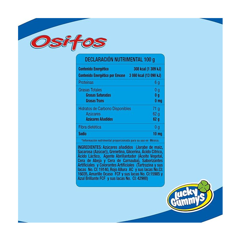 Lucky Gummys Ositos Gomitas De Frutas 1kg - Eurotruck Mexico