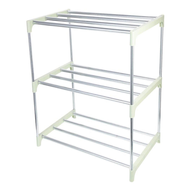 Zapatero Acero Inoxidable Organizador Zapatos 4 Niveles