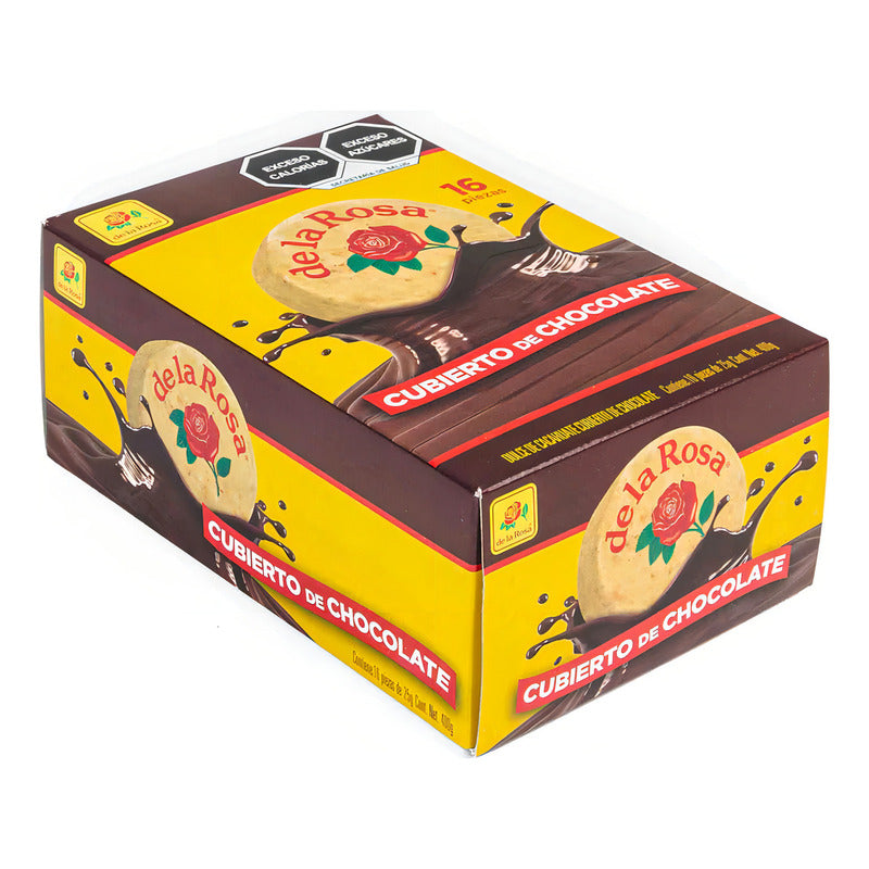 De La Rosa Mazapan Cubierto De Chocolate 16pz 352gr - Eurotruck Mexico