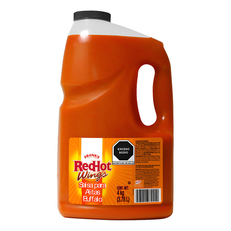 Salsa Para Alitas Red Hot Wings Buffalo 4 Kg (3.78 L) - Eurotruck Mexico