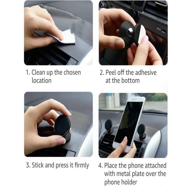 Soporte Para Celular Magnetico De Auto Moto Para Telefono