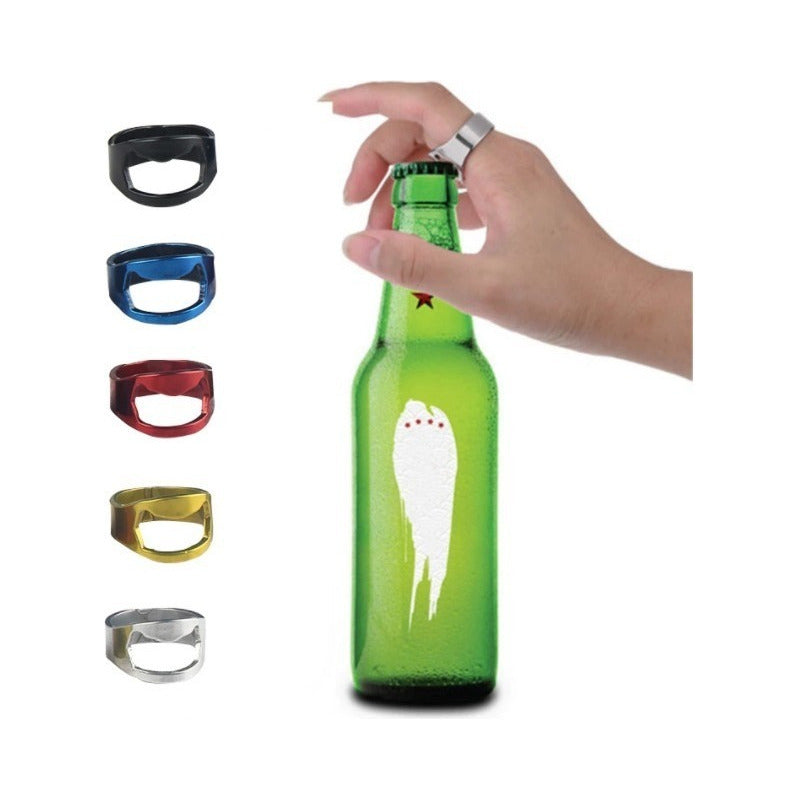 20 Anillos Destapador De Cerveza Botella Acero Inoxidable