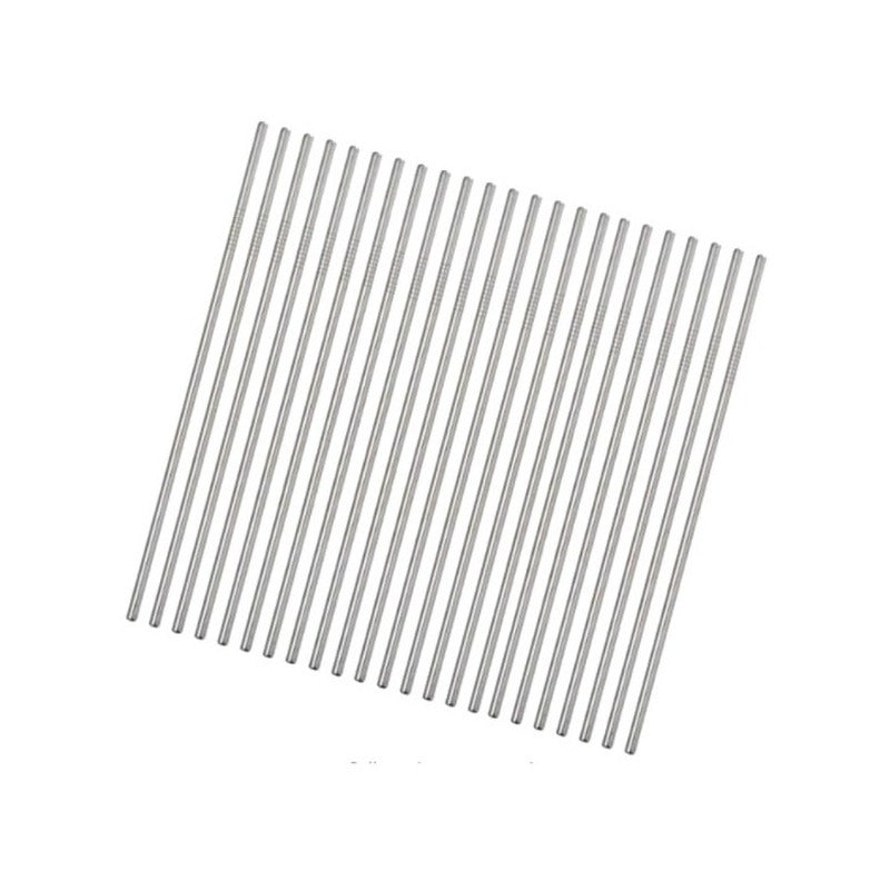 250 Popotes 250 Cepillos Metal Acero Inoxidable 21 O 26 Cm