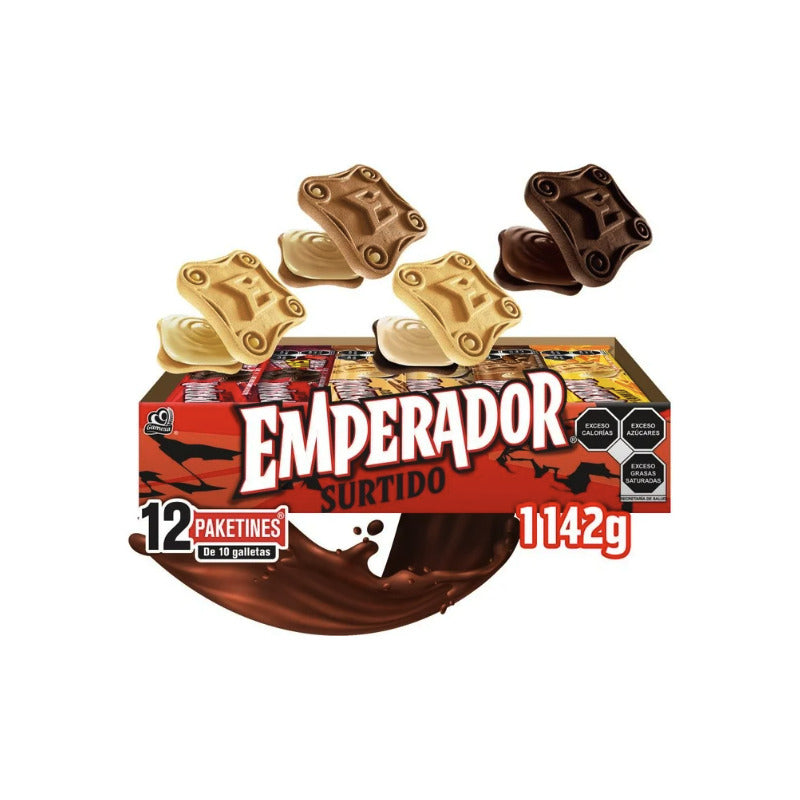 Galletas Emperador Surtido Gamesa De 12 Pzas 1142gr