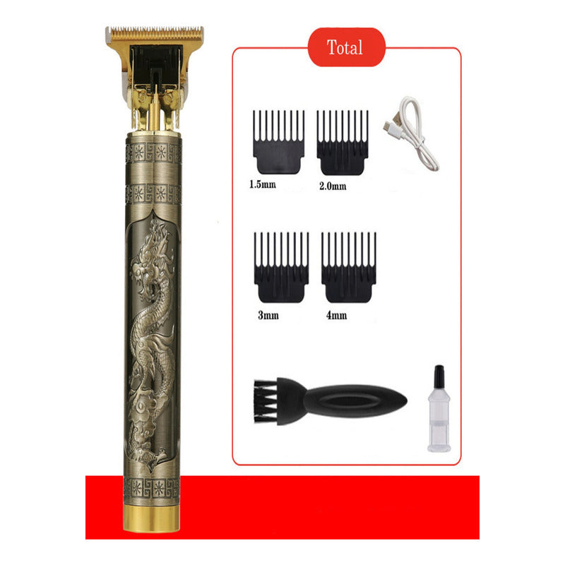 Rasuradora Para Hombre Elecetrico Acero Inoxidable Dragon Dorado Unitalla