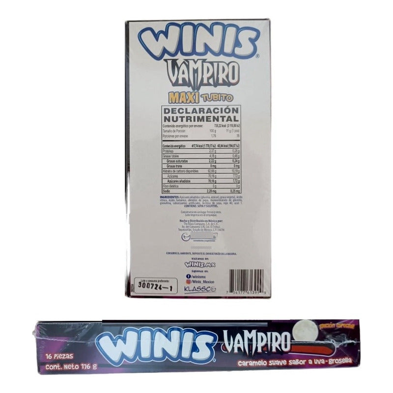 Winis Maxi Tubito Varita Vampiro 16 Piezas