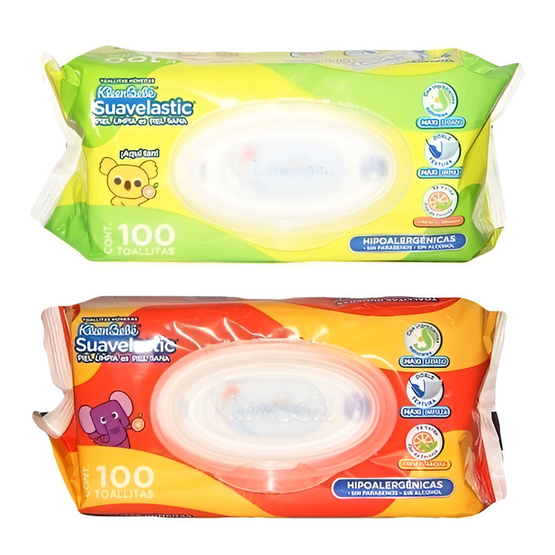 Toallitas Húmedas Kleenbebé Suavelastic Aroma Manzana 600pz