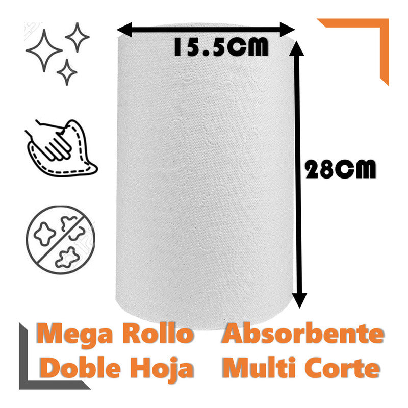 Toalla De Papel Elite Megaroll 1 Rollo De 180 Hojas Dobles