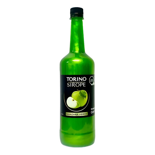 Sirope/jarabe Sabor Manzana Verde Glitter Torino 1 Lt