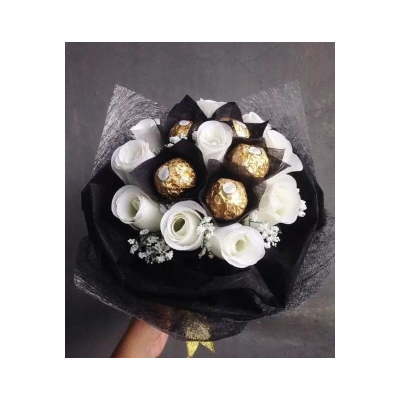 Chocolates Ferrero Rocher 8 Piezas Caja Corazon 100 Gr