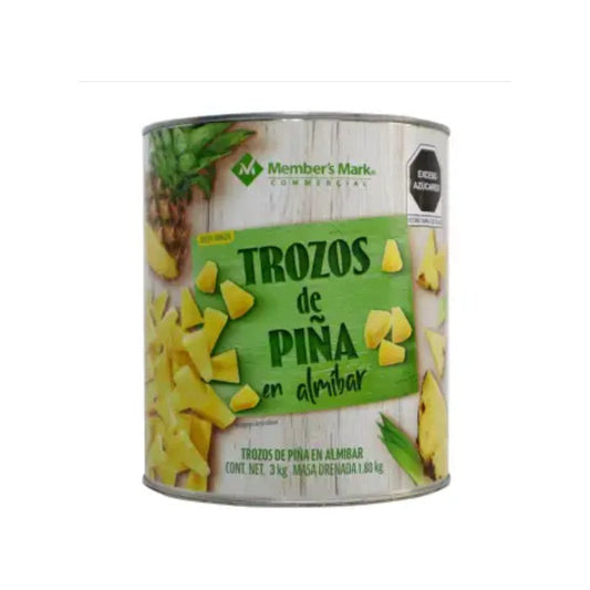 Trozos De Piña Almibar Members Mark 3.060 Kg