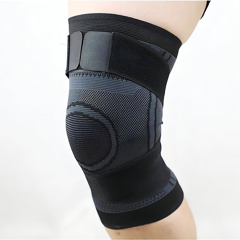 1 Par Rodilleras Deportivas De Compresion Para Gym Elasticas Color Negro Talla Xl (extra Grande)