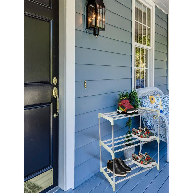 Zapatero Acero Inoxidable Organizador Zapatos 4 Niveles