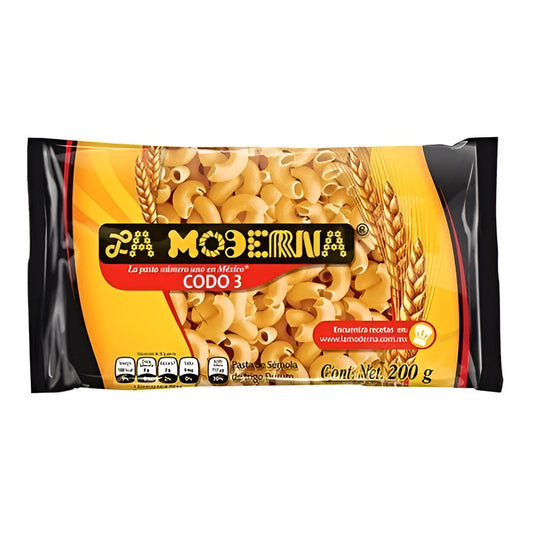 Sopa De Codo No. 3 200 Gr La Moderna