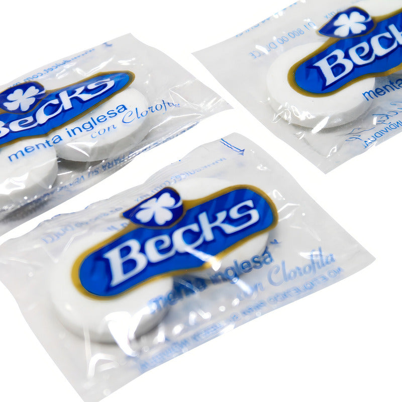 Pastillas De Menta Inglesa Becks 100pz 330gr