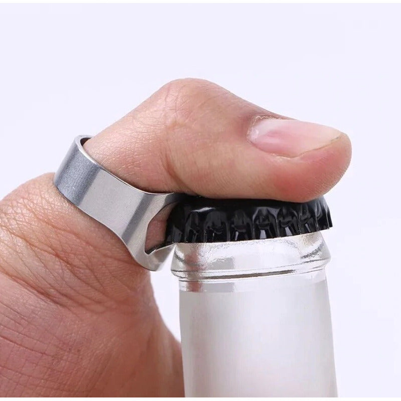 20 Anillos Destapador De Cerveza Botella Acero Inoxidable