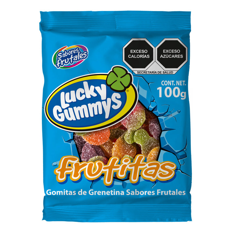 Gomita Lucky Gummys Frutitas Frutal Paquete De 8pz 100g C/u - Eurotruck Mexico