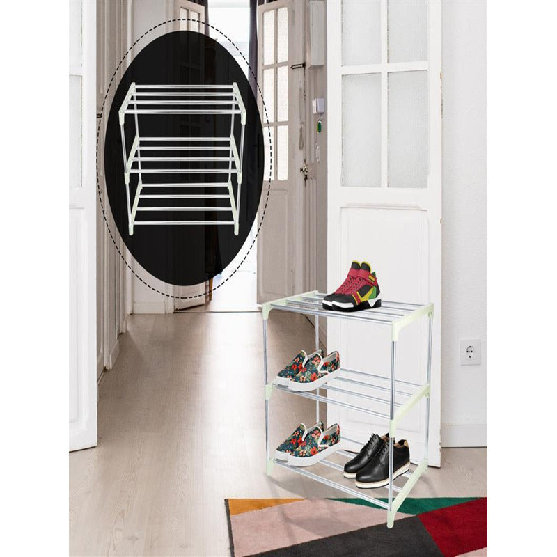 Zapatero Acero Inoxidable Organizador Zapatos 4 Niveles