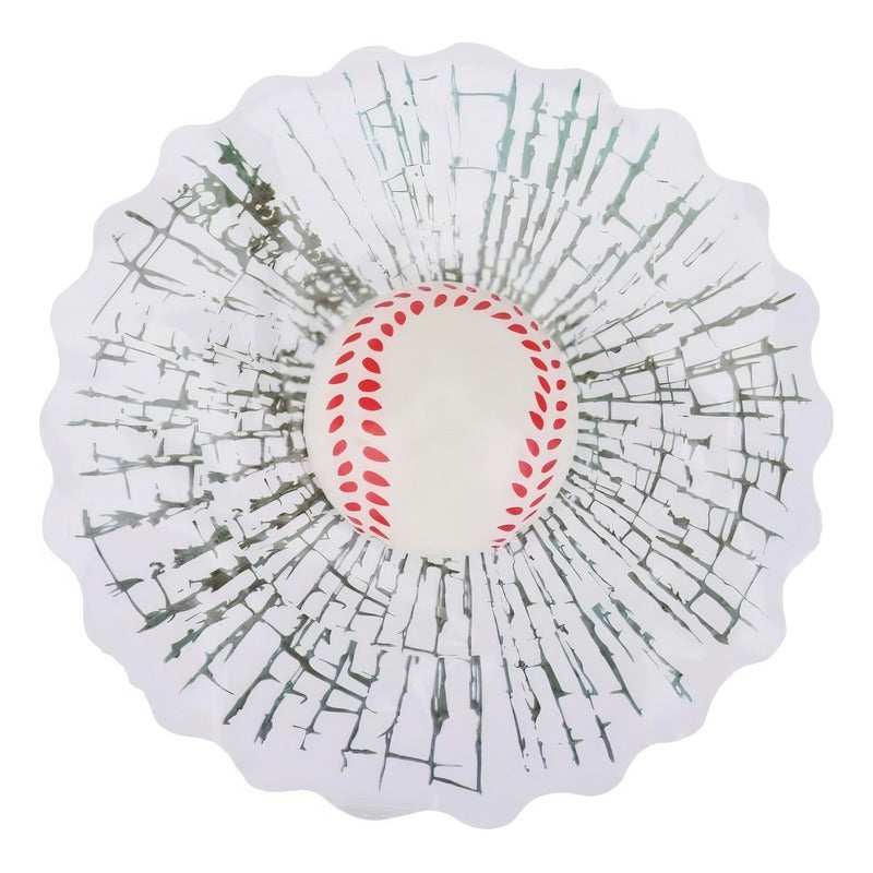 8 Sticker Vinil Decorativo Pelota Tenis Besibol Parabrisas Color Pelota Beisbol