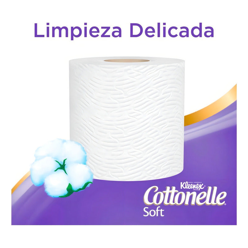 Papel Higiénico Kimberly-clark Kleenex Cotonelle Doble Hoja De 40 u