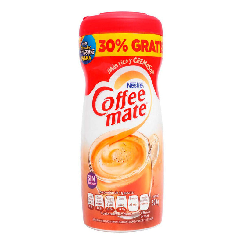 Sustituto De Crema Coffe Matte Polvo 520g
