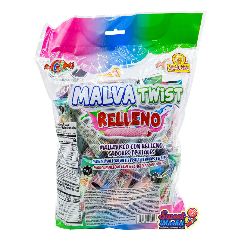 Malva Relleno Malva Twist Relleno 40 Pzs Sabores Frutales Las Delicias – Eurotruck Mexico