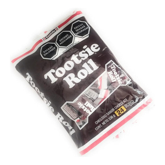 Tootsie Roll Chicloso Sabor Chocolate 24 Pzas/336 Gr.
