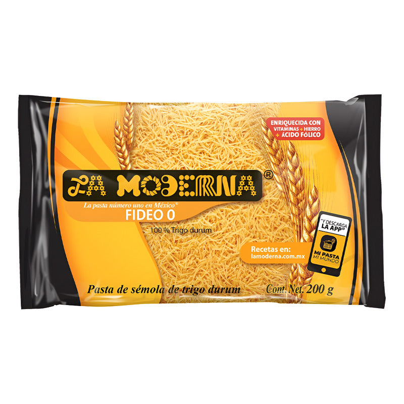 Sopa De Fideo La Moderna No.0 200 Gr - Eurotruck Mexico