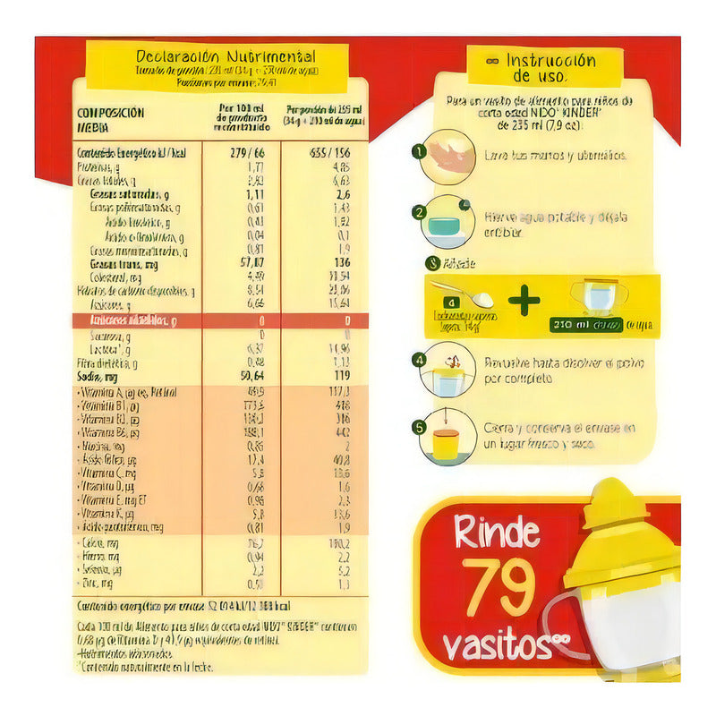 Nido Kinder Protectus 1+ Nestle 2.7 Kilos - Eurotruck Mexico