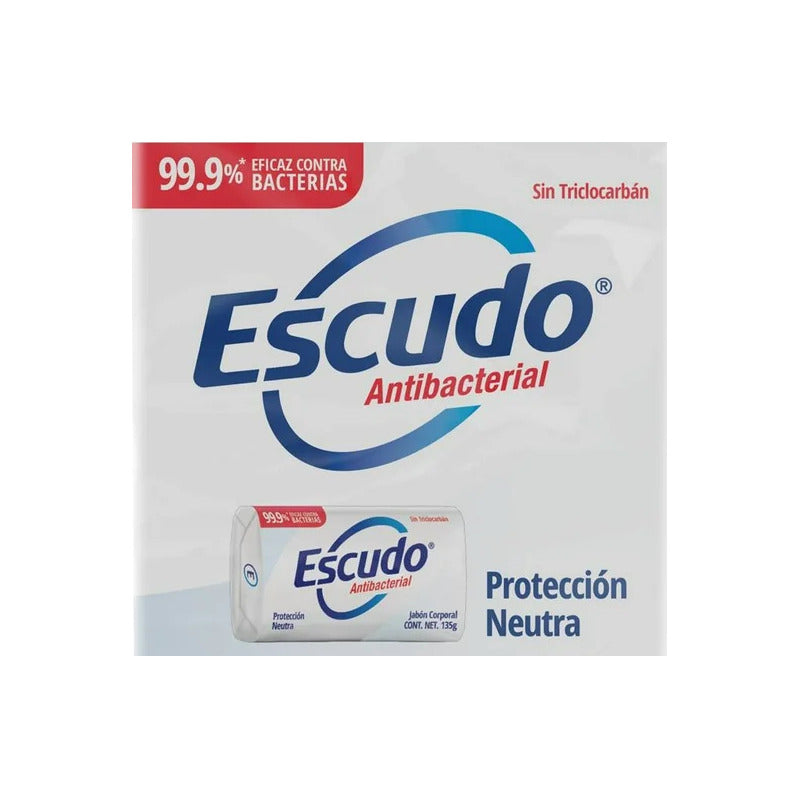 Jabón En Barra Escudo Antibacterial 135 g