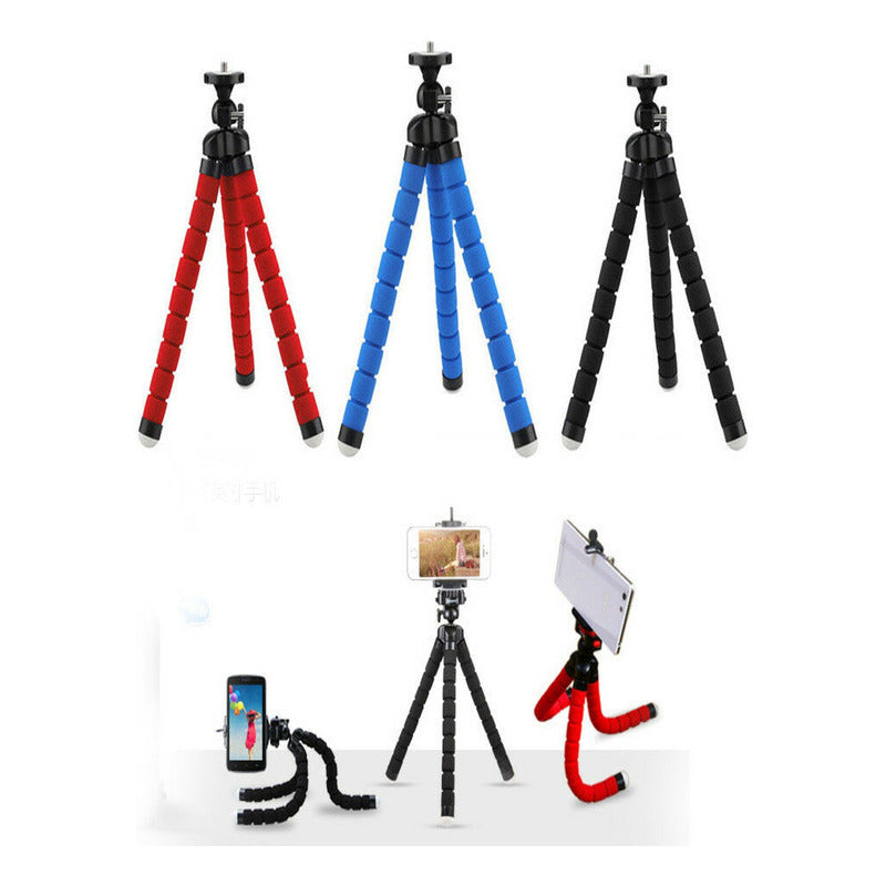 Soporte Tripie Flexi Porta Celular Camara Aluminio Ajustable