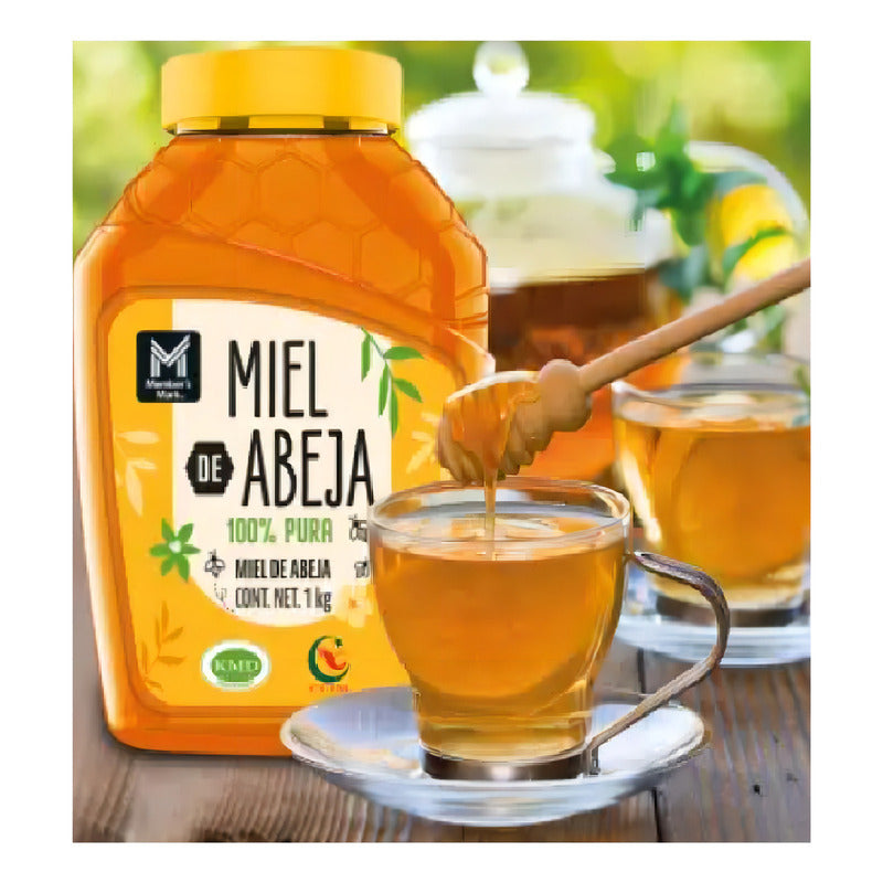 Miel De Abeja Liquida 100% Pura Y Natural Members Mark 1kg - Eurotruck Mexico