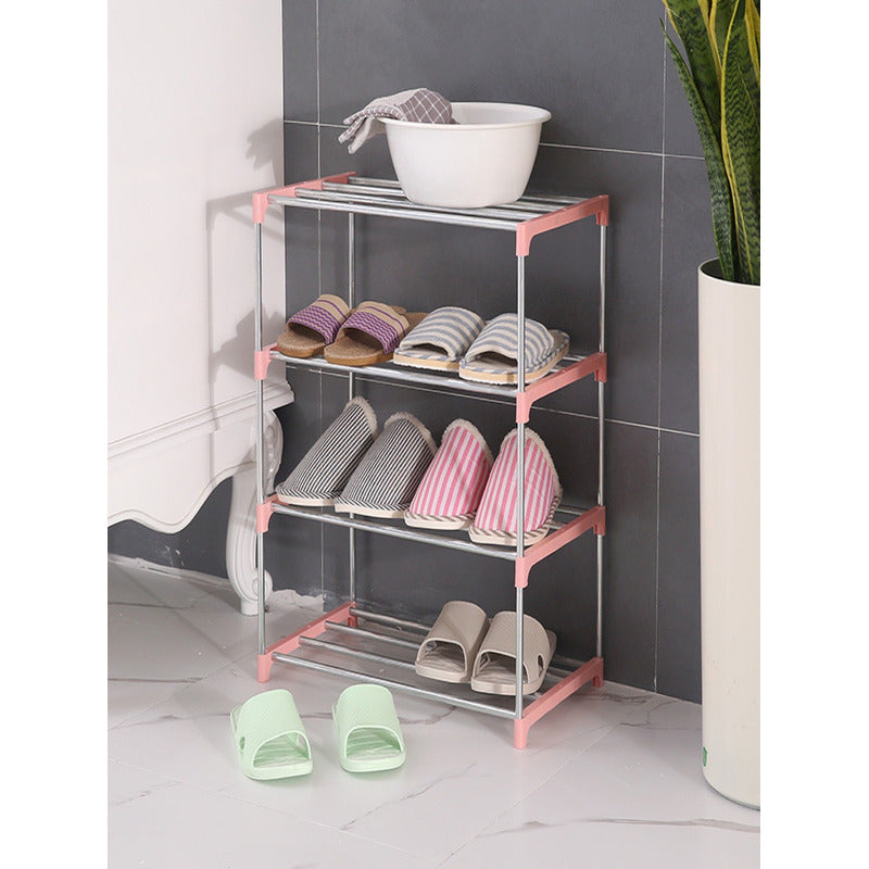 Zapatero Acero Inoxidable Organizador Zapatos 4 Niveles