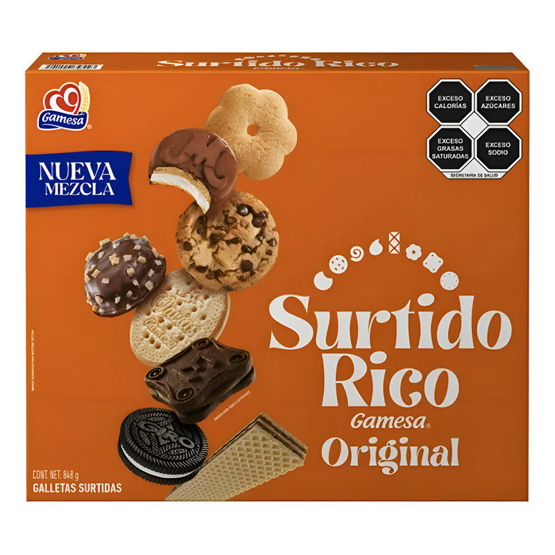 Galletas Gamesa Surtido Rico 848 g Nueva Mezcla - Eurotruck Mexico