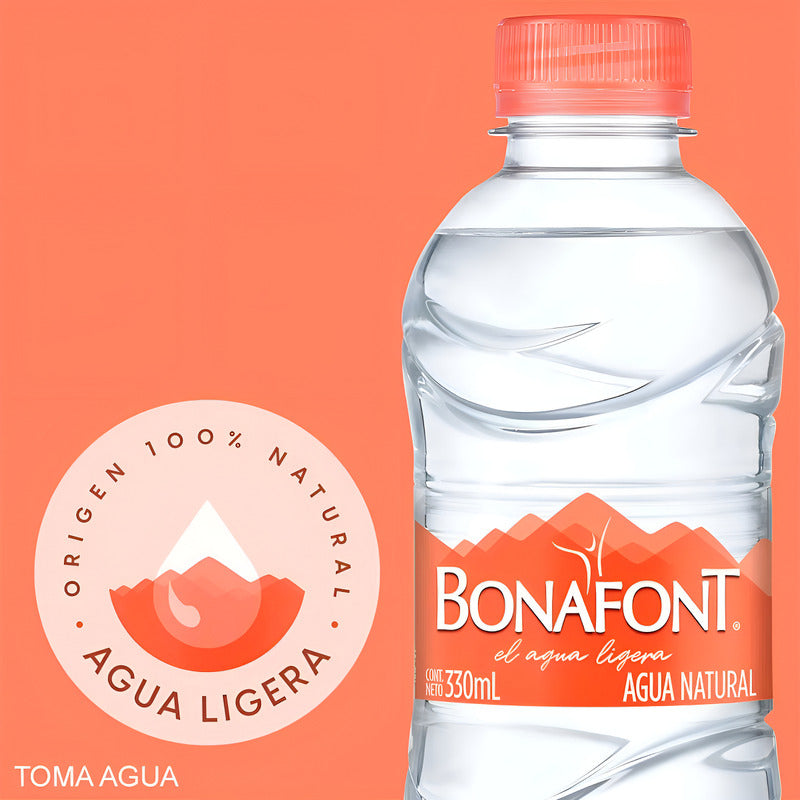 Agua Purificada Bonafont 40 Pzas De 330 Ml - Eurotruck Mexico