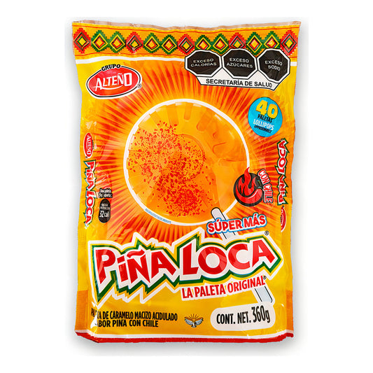 Paleta Alteno Piña Loca Original Super Mas 40pz - Eurotruck Mexico